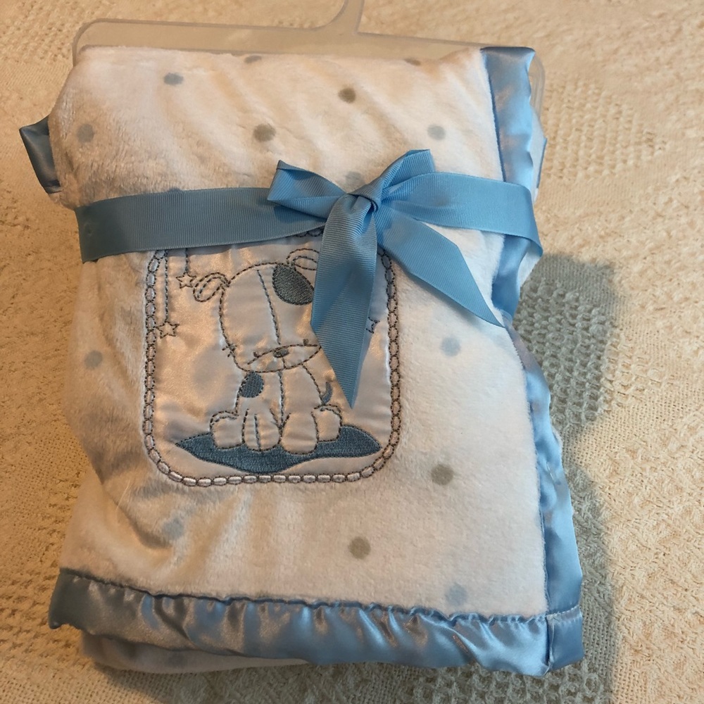Baby boy soft blanket